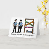 Het Wenskaart van de Scène van de misdaad Kaart (Gele Bloem)