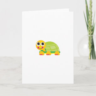 Het Wenskaart van de schildpad Kaart