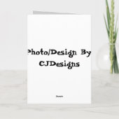 Het Wenskaart van de spoedbestelling Kaart (Achterkant)