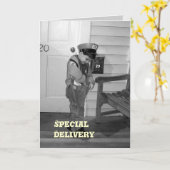 Het Wenskaart van de spoedbestelling Kaart (Gele Bloem)