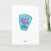 Het Wenskaart van de Thanksgiving van Turkije van Feestdagen Kaart (Achterkant)