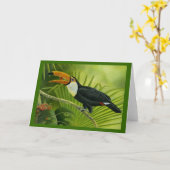 Het Wenskaart van de toekan Kaart (Gele Bloem)