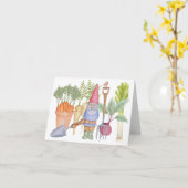 Het Wenskaart van de tuinman Kaart (Gele Bloem)