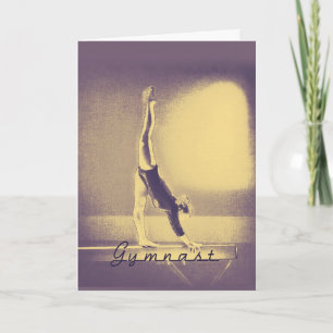 Het wenskaart van de turner van het "Goede Geluk" Kaart