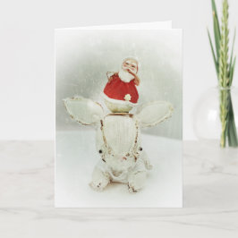 Het Wenskaart van de Vakantie van Kerstmis - Feestdagen Kaart