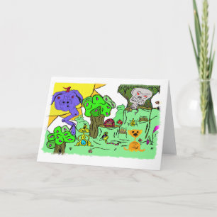 HET WENSKAART VAN DE VALLEI VAN HET MONSTER KAART