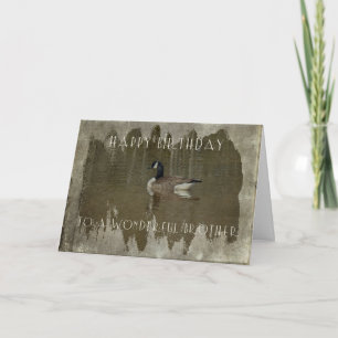 Het Wenskaart van de Verjaardag van de broer - de Kaart