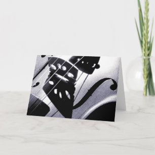 Het Wenskaart van de viool Kaart