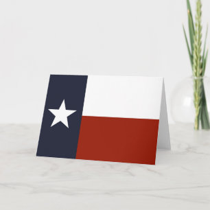 Het Wenskaart van de Vlag van Texas Kaart