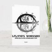 Het Wenskaart van de Workshop van Elfland Kaart (Achterkant)