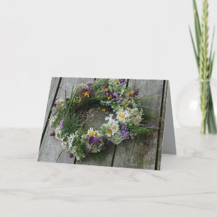 Het wenskaart van de Zonnestilstand van de zomer Kaart