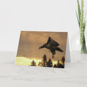 Het Wenskaart van de Zonsopgang van Eagle Kaart
