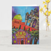 Het Wenskaart van drie Opdrachten Kaart (Gele Bloem)