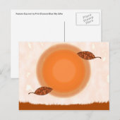 Het Wenskaart van Equinox van de herfst Briefkaart (Voorkant / Achterkant)