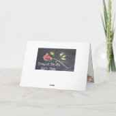 Het Wenskaart van Faiŕy van de perzik Kaart (Achterkant)