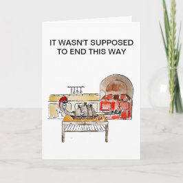 Het Wenskaart van het Diner van Kerstmis Feestdagen Kaart