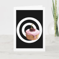 Het Wenskaart van het Doel van Cupcake