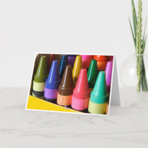 Het Wenskaart van het kleurpotlood Kaart