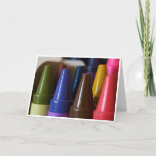 Het Wenskaart van het kleurpotlood Kaart