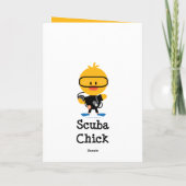 Het Wenskaart van het Kuiken van de Kaart (Achterkant)