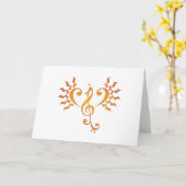 Het wenskaart van het Lied van Phoenix Kaart (Gele Bloem)