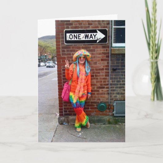 Het Wenskaart van het Meisje van de partij Kaart (Voorkant)