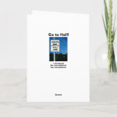 Het Wenskaart van het Meisje van de partij Kaart (Achterkant)