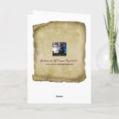 Het Wenskaart van het Meisje van de Piraat van Kaart (Achterkant)