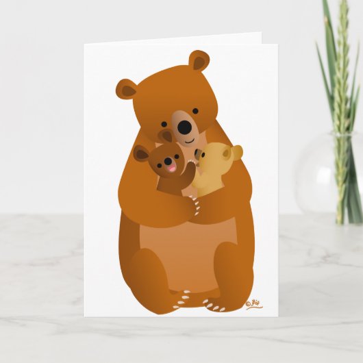 Het wenskaart van het moederdag kaart (Voorkant)