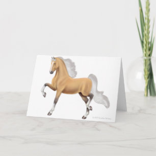 Het Wenskaart van het Paard van Saddlebred van Kaart