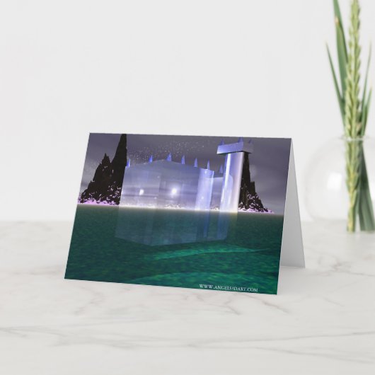 Het Wenskaart van het Plafond van het glas Kaart (Voorkant)