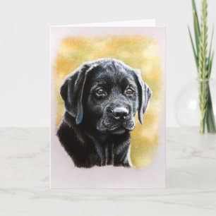 Het Wenskaart van het Puppy van het Laboratorium Kaart