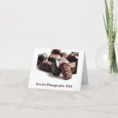 Het Wenskaart van het Snoep van de chocolade #1 Kaart (Achterkant)