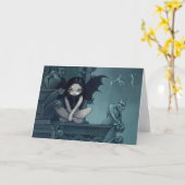 Het Wenskaart van het "storm over Notre Dame" Kaart (Gele Bloem)