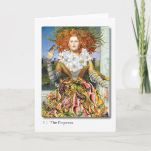 Het Wenskaart van het Tarot van 03 Keizerin Kaart