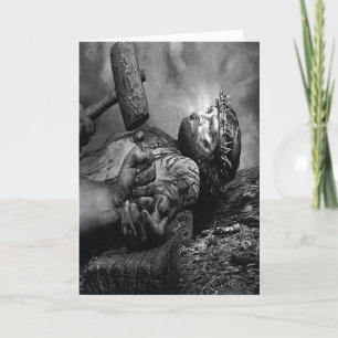 Het Wenskaart van Jesus Nailed Kaart