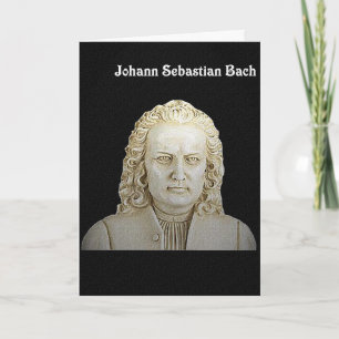 Het Wenskaart van Johann Sebastian Bach Kaart