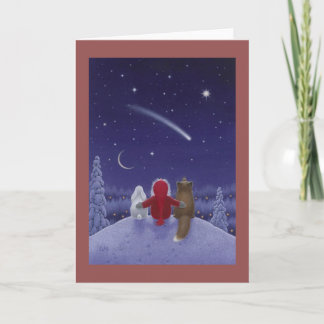 Het Wenskaart van Kerstmis Feestdagen Kaart