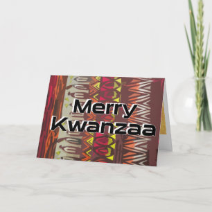Het Wenskaart van Kwanzaa Feestdagen Kaart