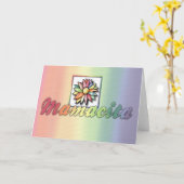 Het Wenskaart van Mamacita Kaart (Gele Bloem)