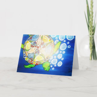 Het Wenskaart van Mandala van de schildpad Kaart