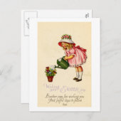 Het Wenskaart van Pasen (ca. 1915) Feestdagenkaart (Voorkant / Achterkant)