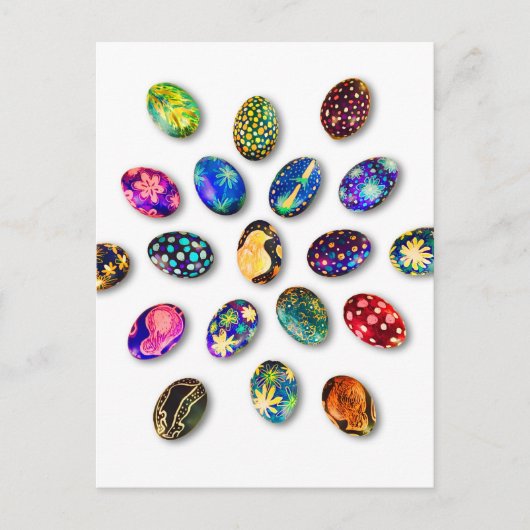 Het Wenskaart van Pasen Feestdagenkaart (Voorkant)