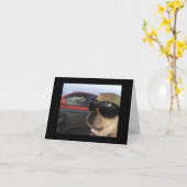 Het Wenskaart van Puggles Kaart (Gele Bloem)