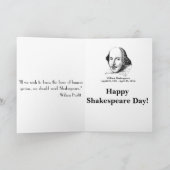 Het Wenskaart van Shakespeare Kaart (Binnen)