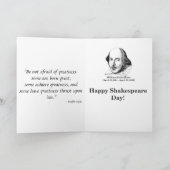 Het Wenskaart van Shakespeare Kaart (Binnen)
