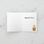 Het Wenskaart van Tov van Mazal - de Joodse Kaart (Binnen)