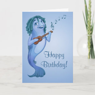 Het Wenskaart van Ukulelefish Kaart