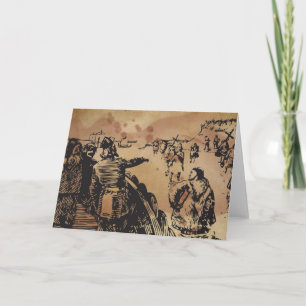 Het Wenskaart van Viking Heimskringla Ormen Korte Kaart