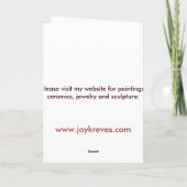 Het Wenskaart van vlinders Kaart (Achterkant)